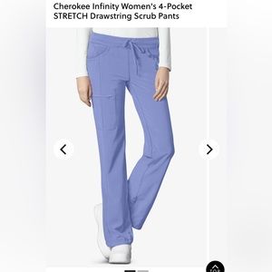 Cherokee Infinity Women's 4-Pocket STRETCH Drawstring Scrub Pants